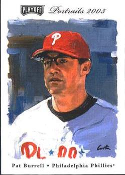 2003 Playoff Portraits #24 Pat Burrell Front
