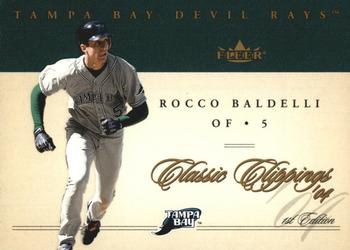 2004 Fleer Classic Clippings - First Edition #19 Rocco Baldelli Front