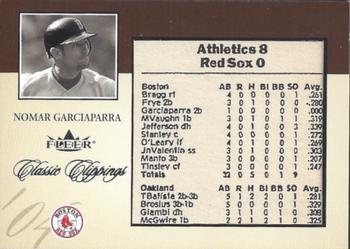 2004 Fleer Classic Clippings - Classic Clippings Inserts #18 CC Nomar Garciaparra Front