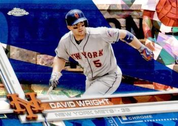 2017 Topps Chrome Sapphire Edition #19 David Wright Front