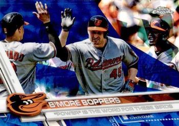 2017 Topps Chrome Sapphire Edition #36 B'More Boppers Front