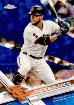 2017 Topps Chrome Sapphire Edition #47 Gregor Blanco Front