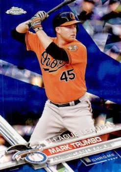 2017 Topps Chrome Sapphire Edition #55 Mark Trumbo Front