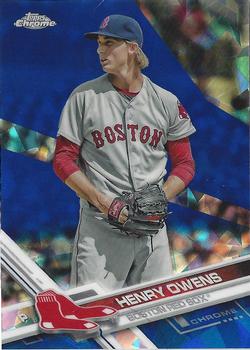 2017 Topps Chrome Sapphire Edition #69 Henry Owens Front