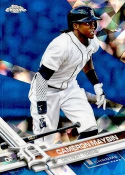 2017 Topps Chrome Sapphire Edition #102 Cameron Maybin Front