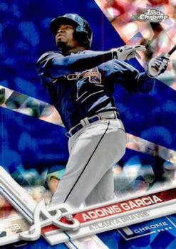 2017 Topps Chrome Sapphire Edition #129 Adonis Garcia Front
