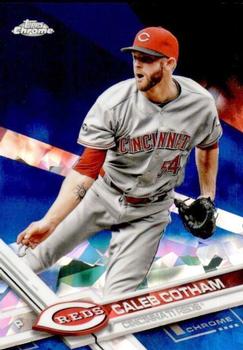 2017 Topps Chrome Sapphire Edition #188 Caleb Cotham Front