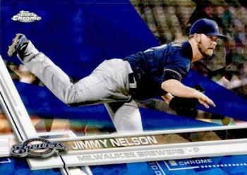 2017 Topps Chrome Sapphire Edition #193 Jimmy Nelson Front