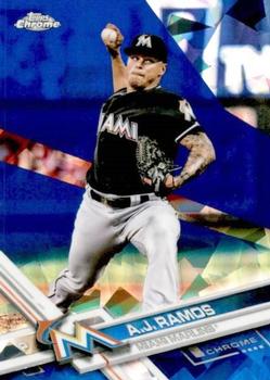 2017 Topps Chrome Sapphire Edition #194 A.J. Ramos Front