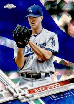 2017 Topps Chrome Sapphire Edition #213 Alex Wood Front