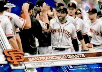 2017 Topps Chrome Sapphire Edition #235 San Francisco Giants Front