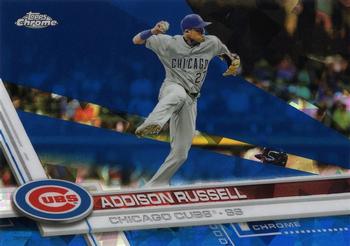 2017 Topps Chrome Sapphire Edition #263 Addison Russell Front