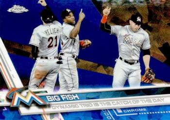 2017 Topps Chrome Sapphire Edition #276 Big Fish Front