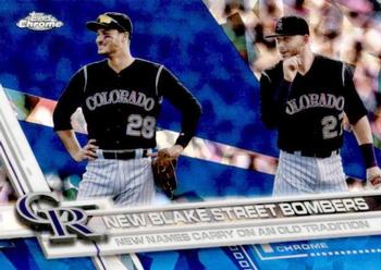 2017 Topps Chrome Sapphire Edition #298 New Blake Street Bombers Front