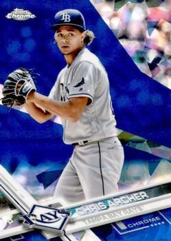 2017 Topps Chrome Sapphire Edition #326 Chris Archer Front