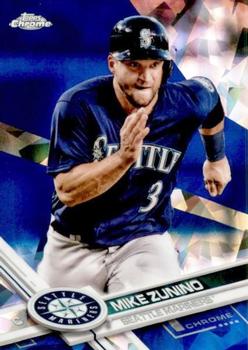 2017 Topps Chrome Sapphire Edition #343 Mike Zunino Front