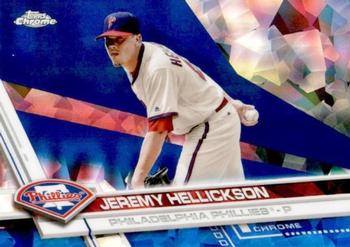 2017 Topps Chrome Sapphire Edition #348 Jeremy Hellickson Front