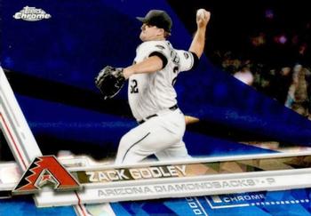 2017 Topps Chrome Sapphire Edition #387 Zack Godley Front
