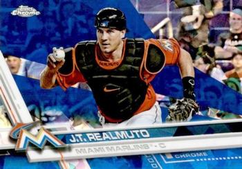 2017 Topps Chrome Sapphire Edition #396 J.T. Realmuto Front