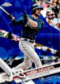 2017 Topps Chrome Sapphire Edition #399 Ender Inciarte Front