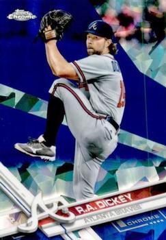 2017 Topps Chrome Sapphire Edition #409 R.A. Dickey Front