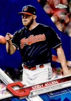2017 Topps Chrome Sapphire Edition #436 Cody Allen Front