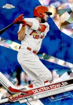 2017 Topps Chrome Sapphire Edition #446 Dexter Fowler Front