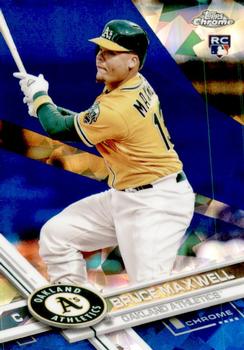 2017 Topps Chrome Sapphire Edition #461 Bruce Maxwell Front