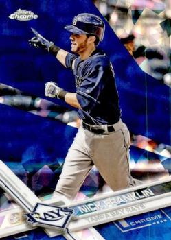 2017 Topps Chrome Sapphire Edition #471 Nick Franklin Front