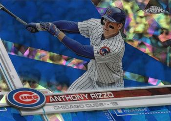 2017 Topps Chrome Sapphire Edition #500 Anthony Rizzo Front