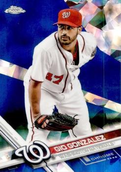 2017 Topps Chrome Sapphire Edition #527 Gio Gonzalez Front