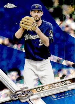 2017 Topps Chrome Sapphire Edition #579 Taylor Jungmann Front