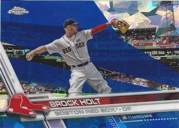 2017 Topps Chrome Sapphire Edition #581 Brock Holt Front