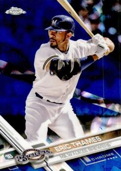 2017 Topps Chrome Sapphire Edition #603 Eric Thames Front