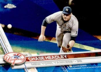 2017 Topps Chrome Sapphire Edition #621 Chase Headley Front
