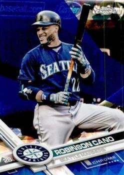 2017 Topps Chrome Sapphire Edition #641 Robinson Cano Front