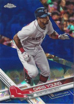 2017 Topps Chrome Sapphire Edition #654 Chris Young Front