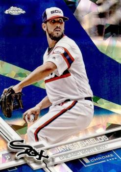 2017 Topps Chrome Sapphire Edition #682 James Shields Front