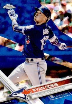 2017 Topps Chrome Sapphire Edition #700 Ryan Goins Front