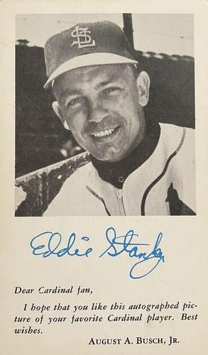 1955 St. Louis Cardinals Photocards #NNO Eddie Stanky Front