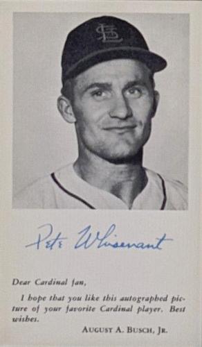 1955 St. Louis Cardinals Photocards #NNO Pete Whisenant Front