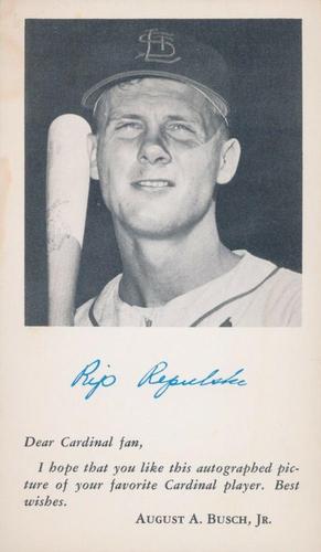 1955 St. Louis Cardinals Photocards #NNO Rip Repulski Front