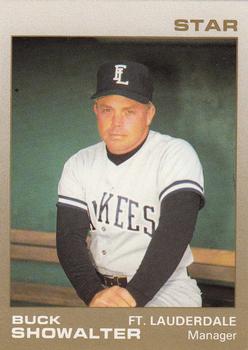1988 Star Managers #19 Buck Showalter Front