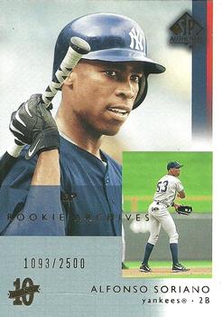 2003 SP Authentic #109 Alfonso Soriano Front