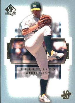 2003 SP Authentic #5 Barry Zito Front