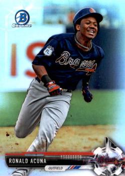 2017 Bowman Draft - Chrome Refractor #BDC-39 Ronald Acuna Front