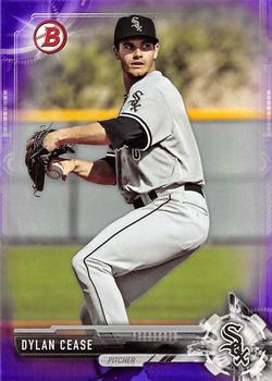 2017 Bowman Draft - Chrome Purple Refractor #BDC-136 Dylan Cease Front