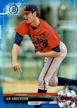 2017 Bowman Draft - Chrome Blue Refractor #BDC-156 Ian Anderson Front