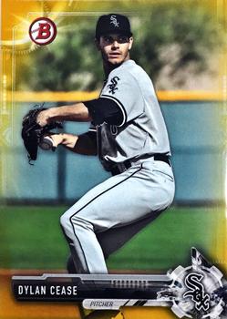 2017 Bowman Draft - Chrome Gold Refractor #BDC-136 Dylan Cease Front