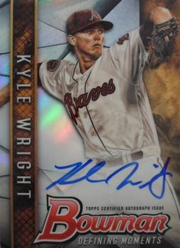 2017 Bowman Draft - Bowman Defining Moments Autographs #BDMA-KW Kyle Wright Front